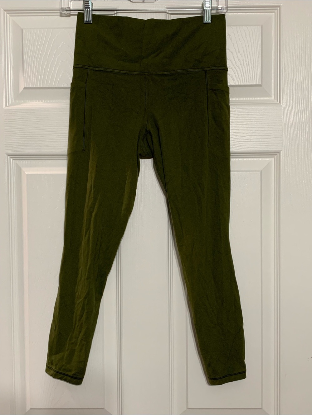 Athleta Women’s Olive Green High-Waist Leggings